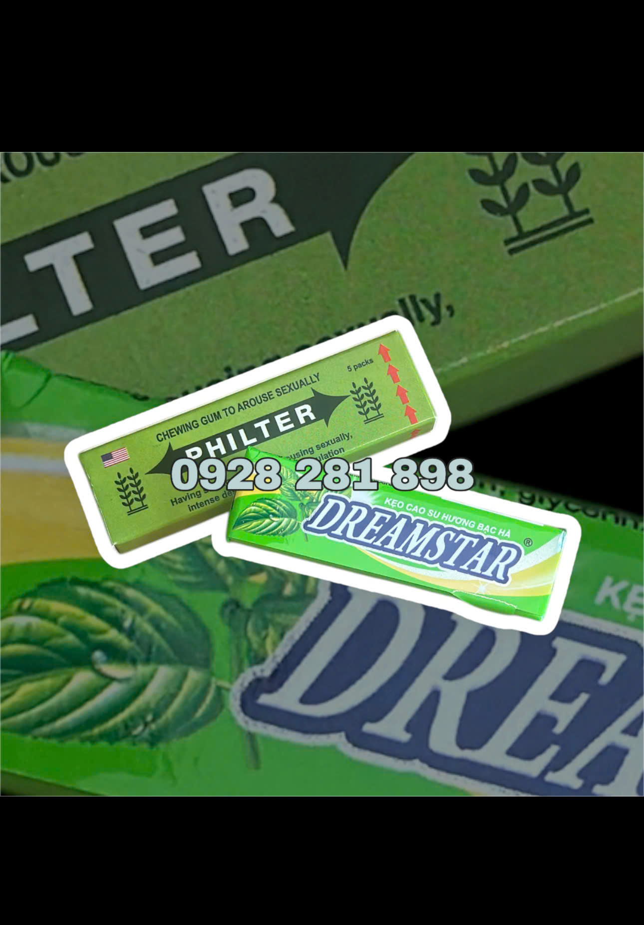 Kẹo cao su kích thích cực nhanh , cưc mạnh dành cho nữ PHILTER