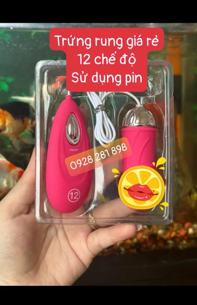 Trứng rung hình dương vật 12 chế độ